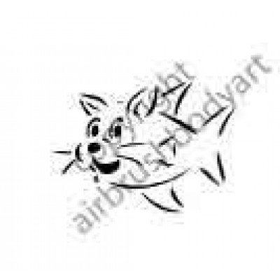 0281 catfish reusable stencil